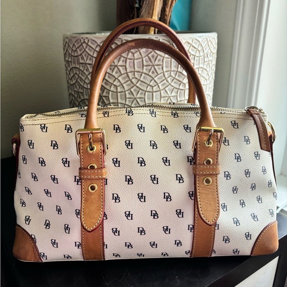 Dooney & Bourke Signature Satchel - Picture 4 of 11
